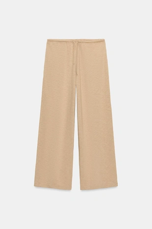 Брюки прямого кроя из хлопка- Заказать в России