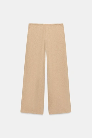 Брюки прямого кроя из хлопка- Заказать в России