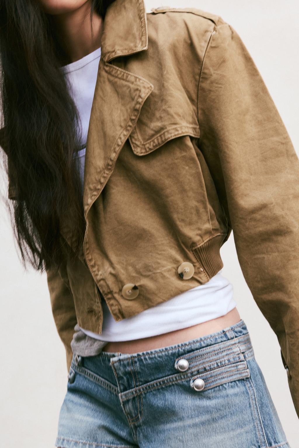 КОРОТКИЙ ТРЕНЧ С ЭФФЕКТОМ ПОТЕРТОСТИ