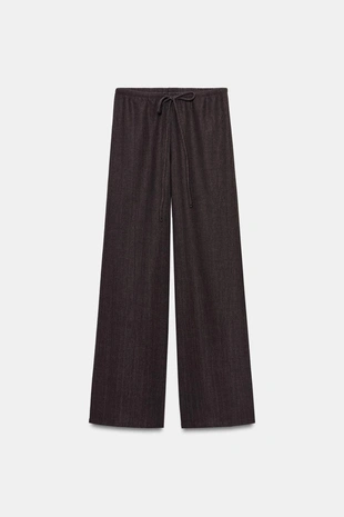 Брюки прямого кроя в стиле рустик- Заказать в России