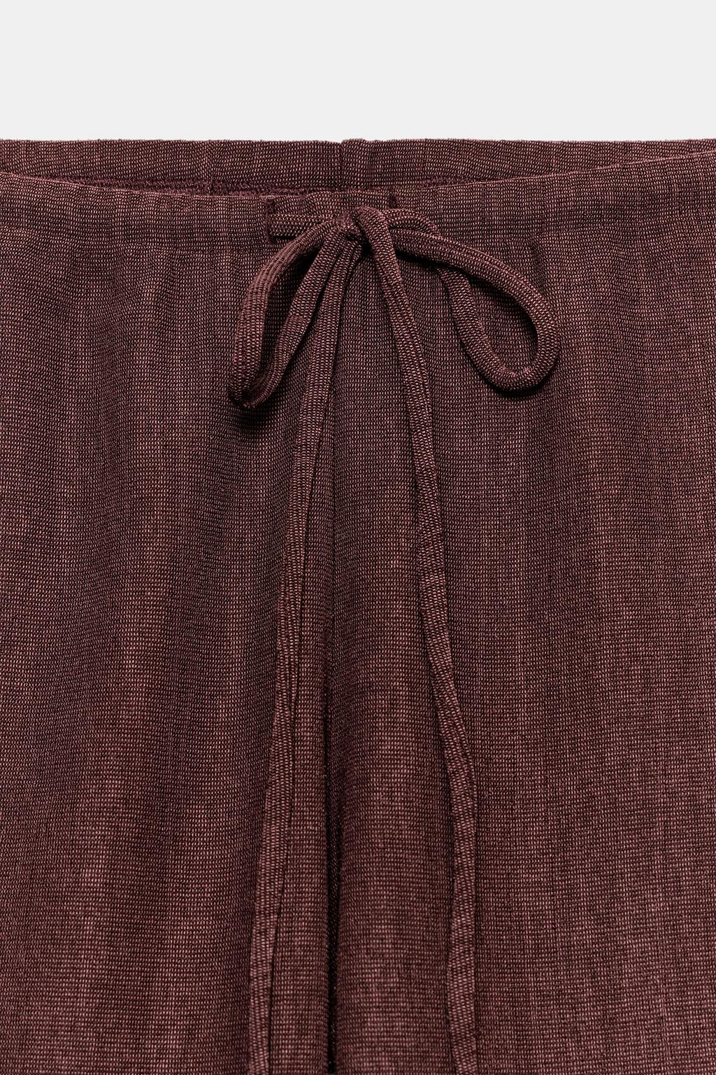 БРЮКИ ПРЯМОГО КРОЯ В СТИЛЕ РУСТИК