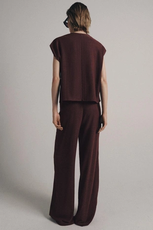 Брюки прямого кроя в стиле рустик- Заказать в России