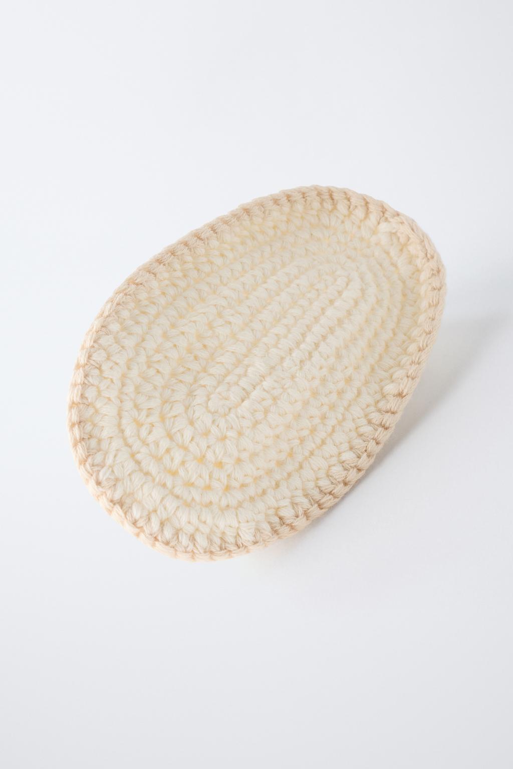 Теплые вязаные ботиночки