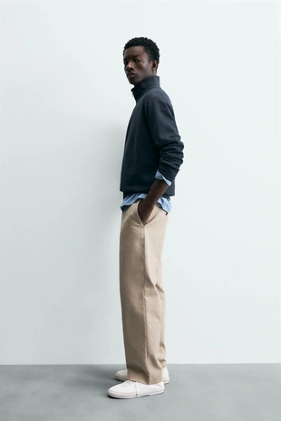 Толстовка с молнией и эффектом потертости