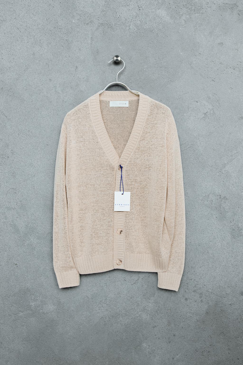 STORIESZ - КАРДИГАН  ИЗ ЛЬНА И ХЛОПКА