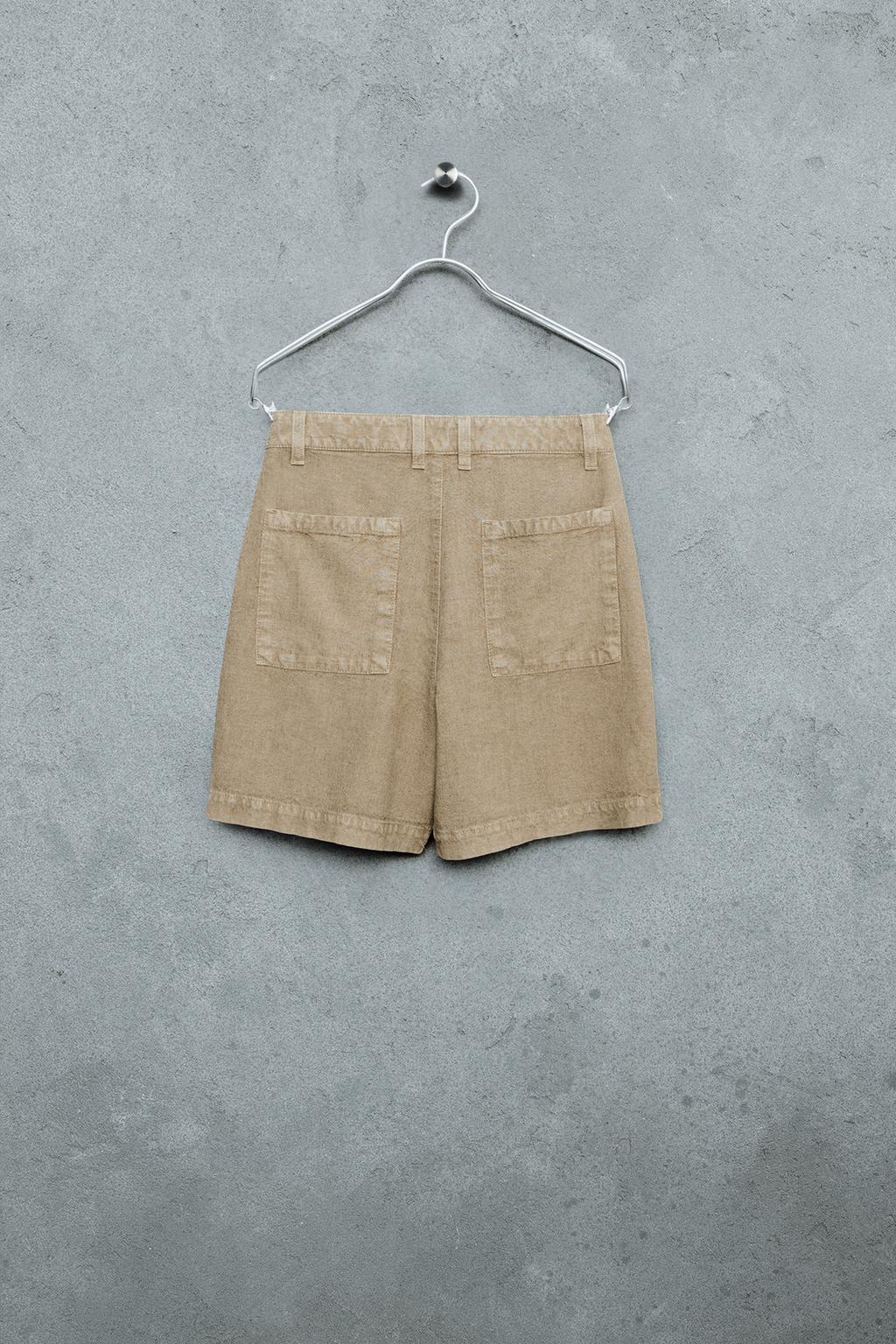 STORIESZ — БЕРМУДЫ С ЗАЩИПАМИ ИЗ ЛЬНА