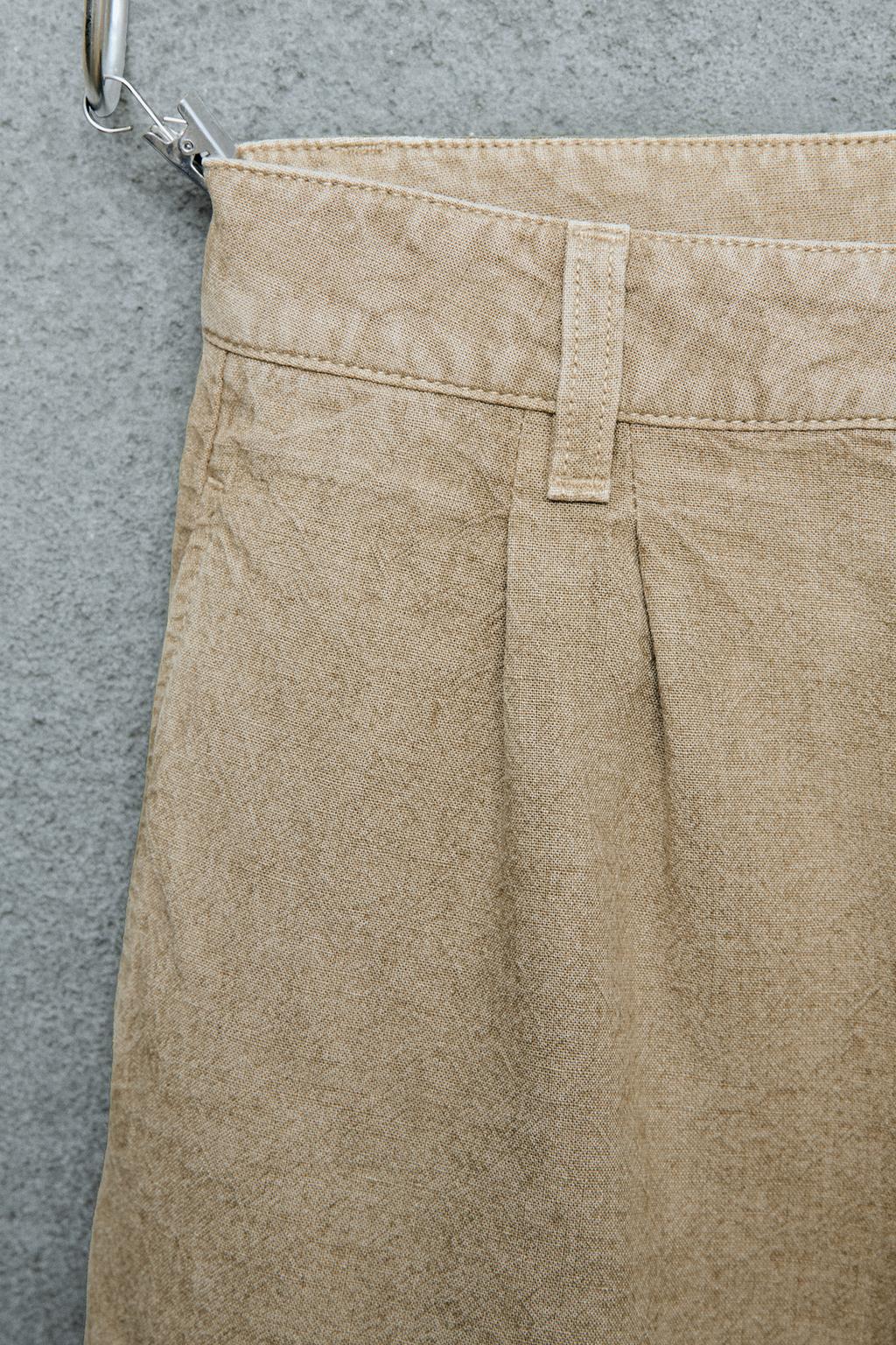 STORIESZ — БЕРМУДЫ С ЗАЩИПАМИ ИЗ ЛЬНА