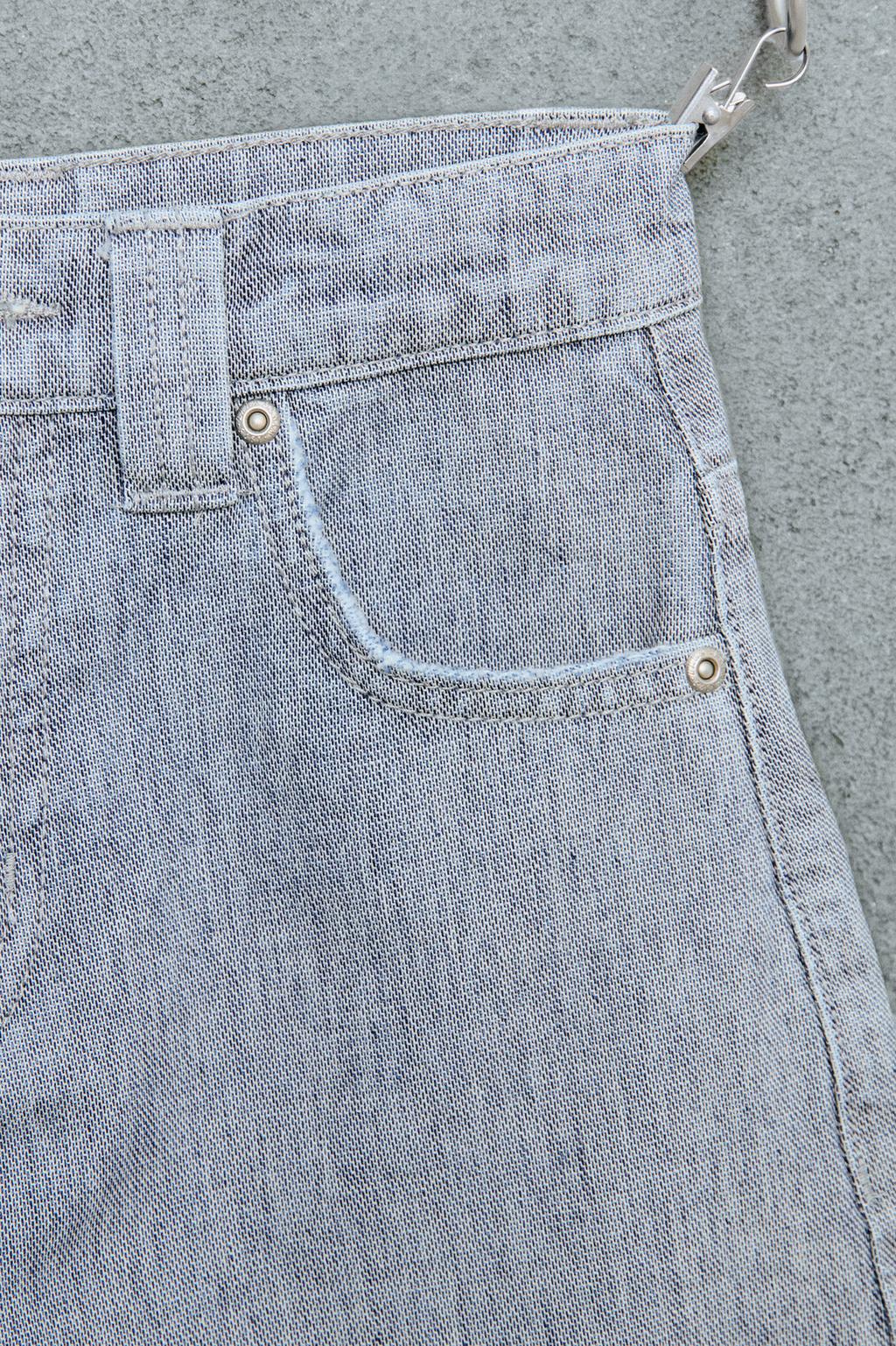 STORIESZ - ДЖИНСЫ Багги ИЗ РЕЛЬЕФНОЙ ТКАНИ