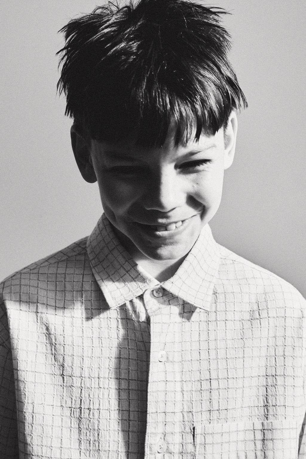 STORIESZ - РУБАШКА В КЛЕТКУ ИЗ ХЛОПКА И ЛЬНА