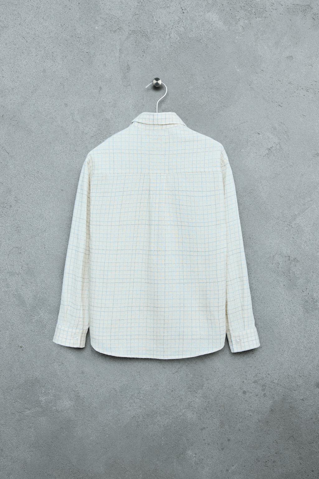 STORIESZ - РУБАШКА В КЛЕТКУ ИЗ ХЛОПКА И ЛЬНА