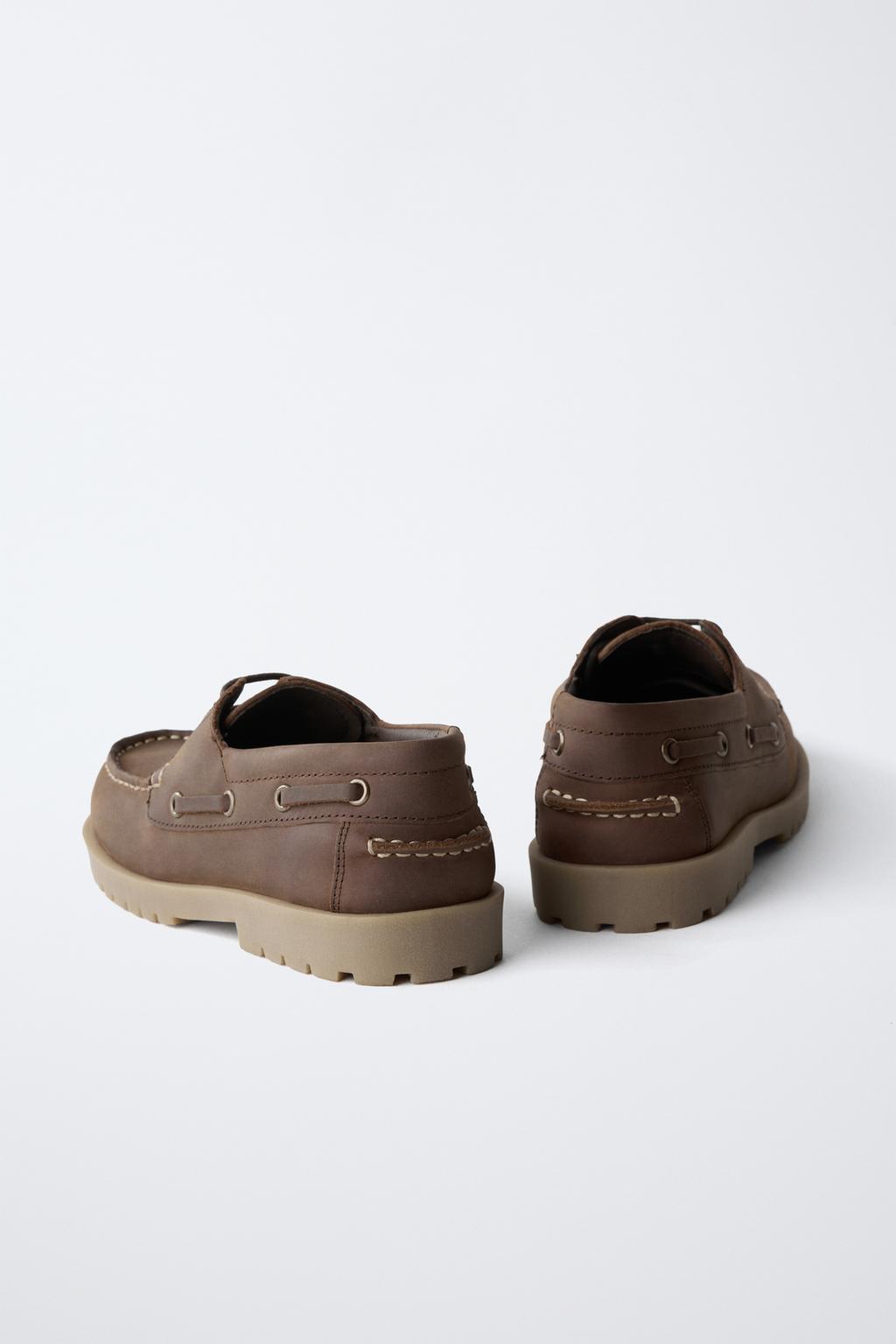 STORIESZ - КОЖАНЫЕ ТОПСАЙДЕРЫ