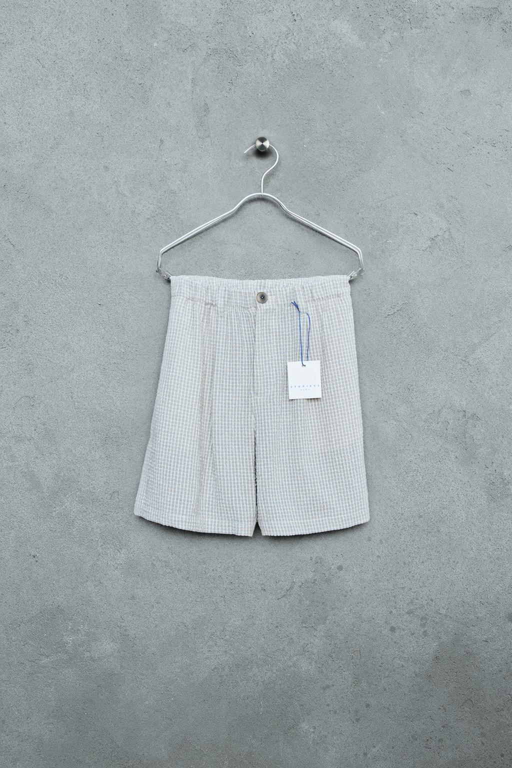 STORIESZ - ШОРТЫ ИЗ РЕЛЬЕФНОЙ ТКАНИ В КЛЕТКУ