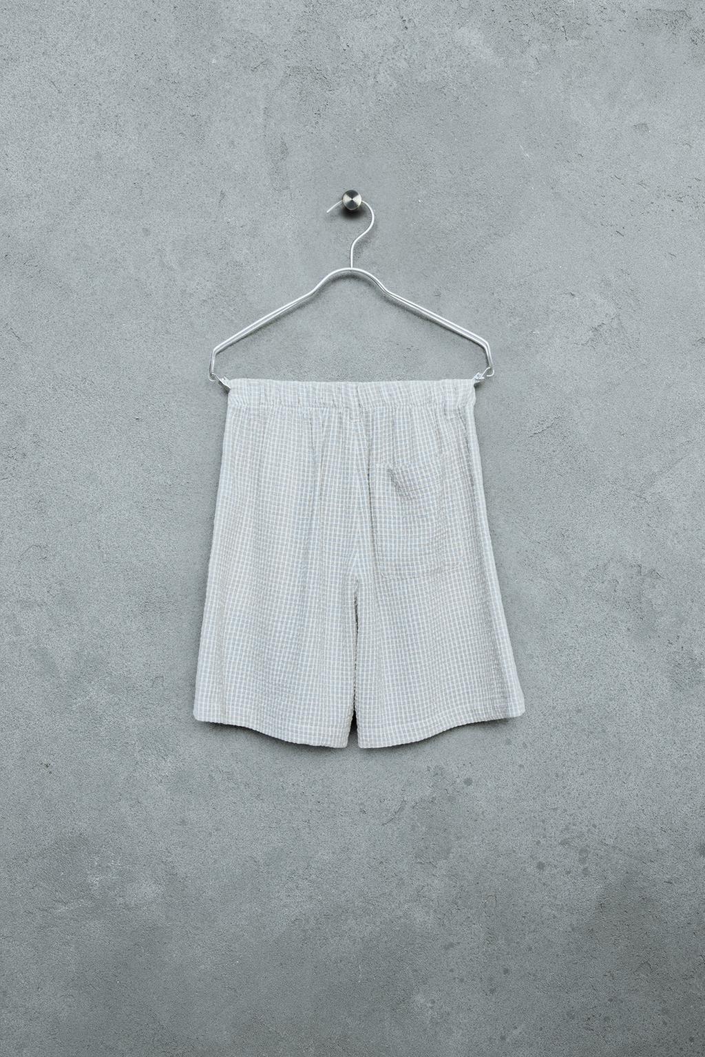 STORIESZ - ШОРТЫ ИЗ РЕЛЬЕФНОЙ ТКАНИ В КЛЕТКУ