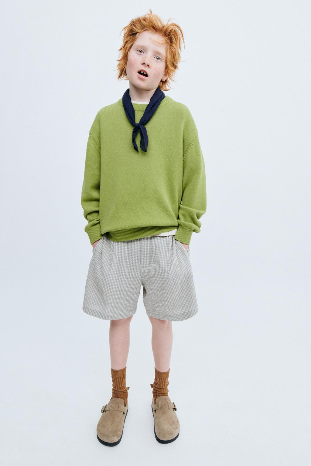 STORIESZ - ШОРТЫ ИЗ РЕЛЬЕФНОЙ ТКАНИ В КЛЕТКУ