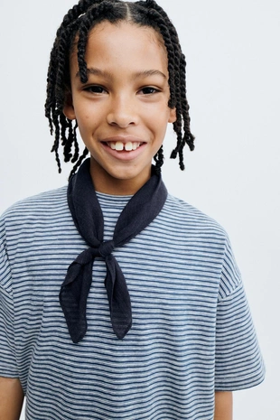 Storiesz - футболка в полоску из фламе, облегченная- Заказать в России