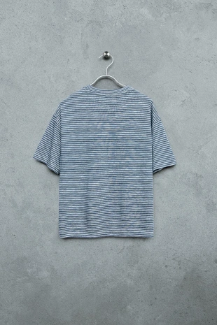 Storiesz - футболка в полоску из фламе, облегченная- Заказать в России