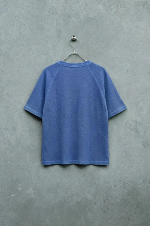 Storiesz - футболка из рифленого трикотажа с воротником на пуговицах- Заказать в России