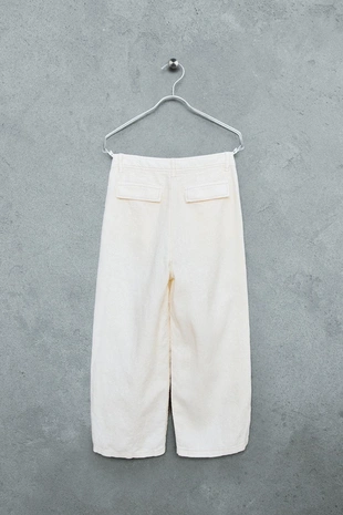 Брюки Storiesz из 100% льна с контрастной отстрочкой- Заказать в России