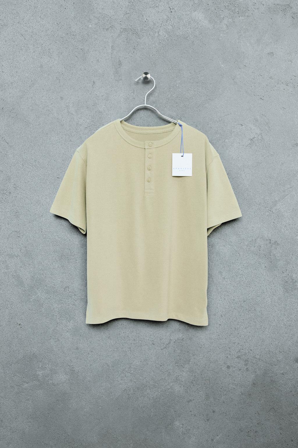 STORIESZ - ФУТБОЛКА ХЕНЛИ ИЗ ПЛОТНОЙ ТКАНИ