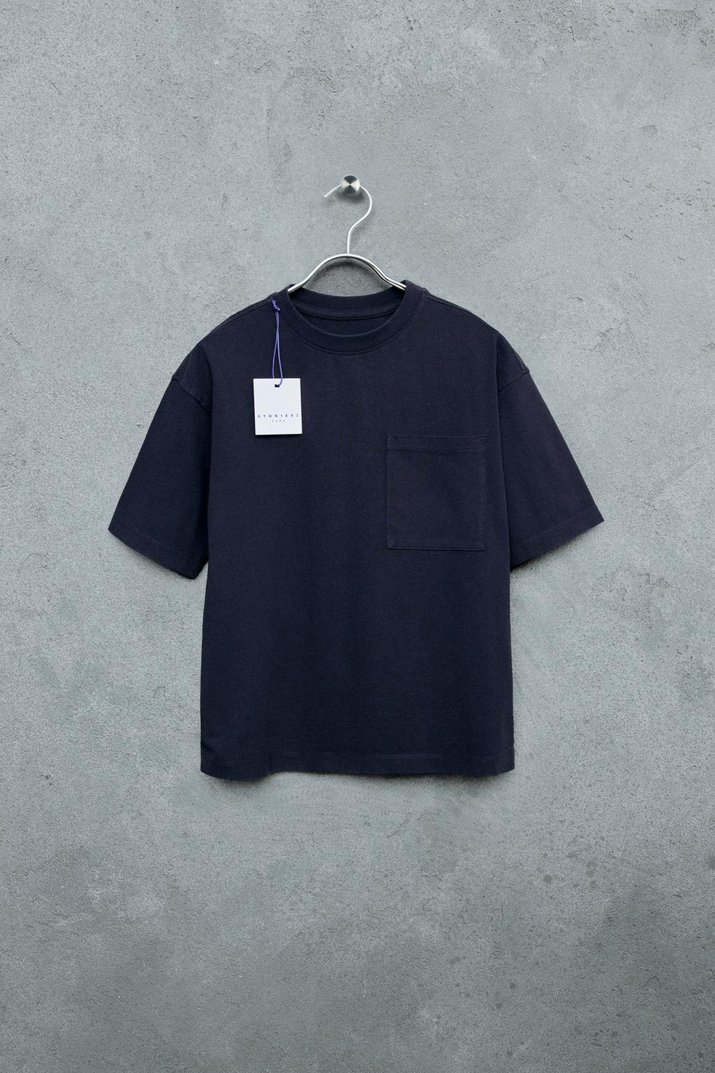 STORIESZ - ФУТБОЛКА HEAVY WEIGHT С КАРМАНОМ