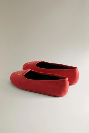 Детские вельветовые тапочки the animals observatory- Заказать в России