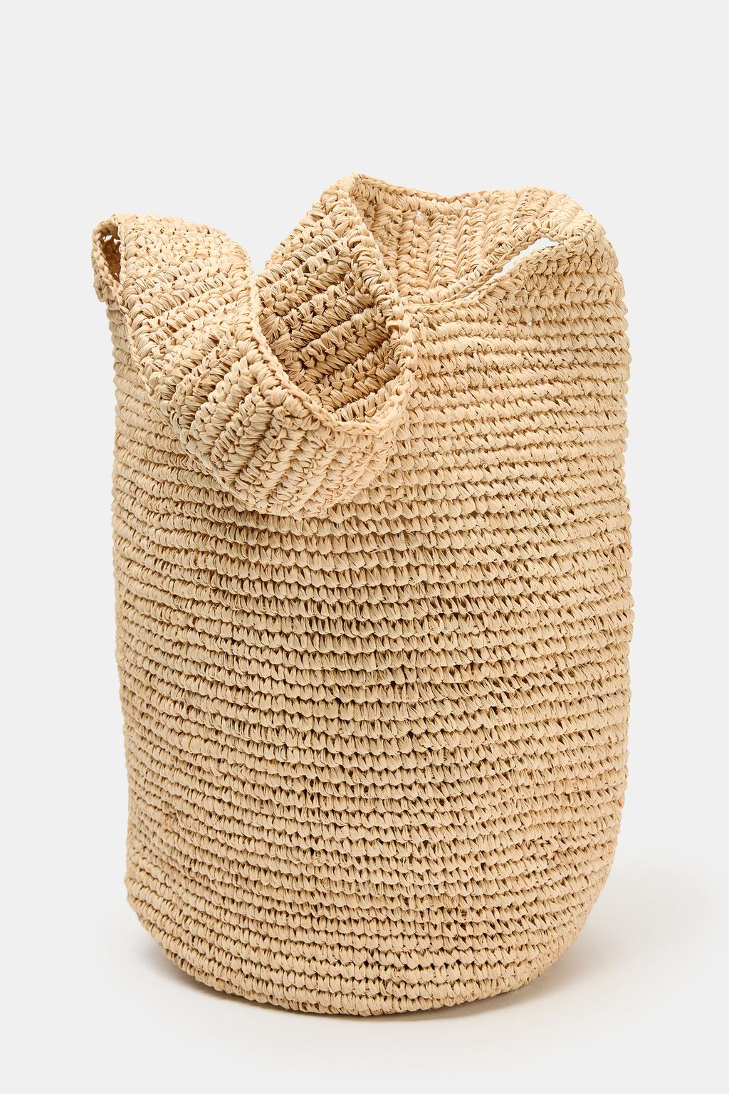 ПЛЕТЕНАЯ СУМКА С ПЛЕЧЕВЫМ РЕМНЕМ