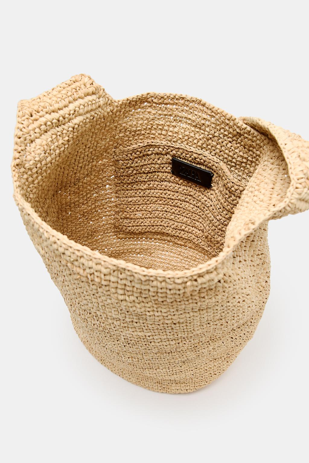 ПЛЕТЕНАЯ СУМКА С ПЛЕЧЕВЫМ РЕМНЕМ