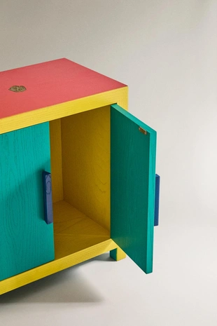 Детский деревянный шкаф wardrobe x the animals observatory- Заказать в России