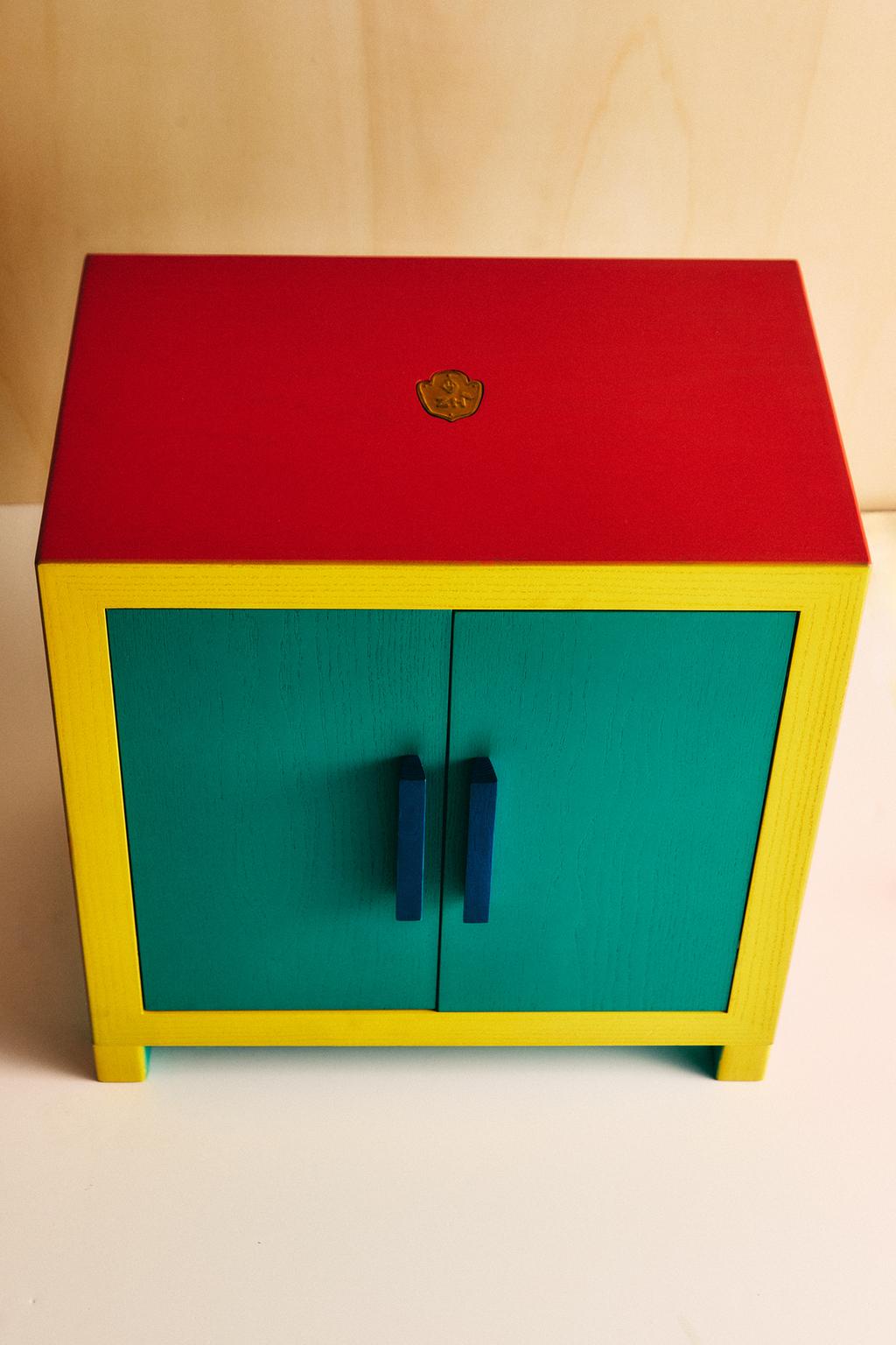 Детский деревянный шкаф wardrobe x the animals observatory