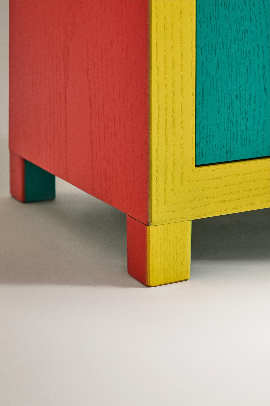 Детский деревянный шкаф wardrobe x the animals observatory