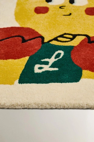 Детский ковер из шерсти с рисунком limoncella x the animals sentinel- Заказать в России