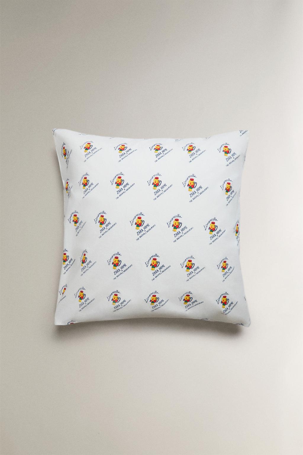 Наволочка для детей limoncella x the animals observatory