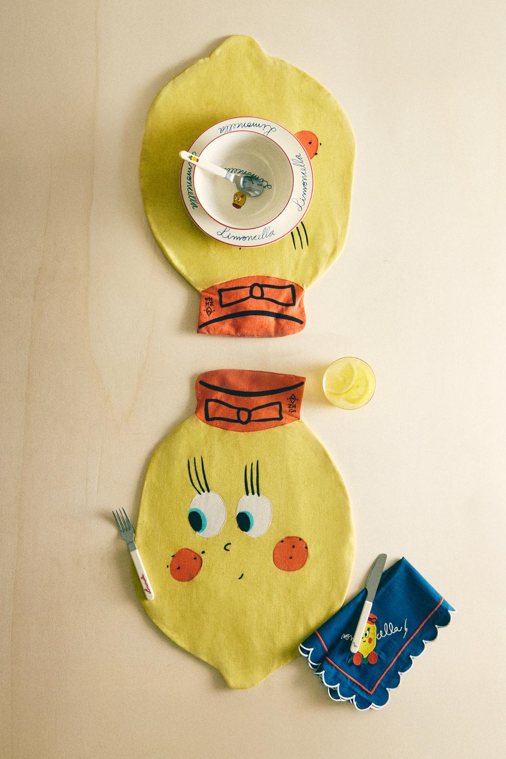 Детское плетеное салфетки лимончелла x the animals observatory