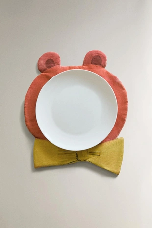 Детский подставка для тарелок в форме медведя x the animals observatory- Заказать в России