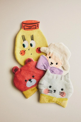 Набор детских подставок в форме животных от the animals observatory (набор из 4 шт.)- Заказать в России