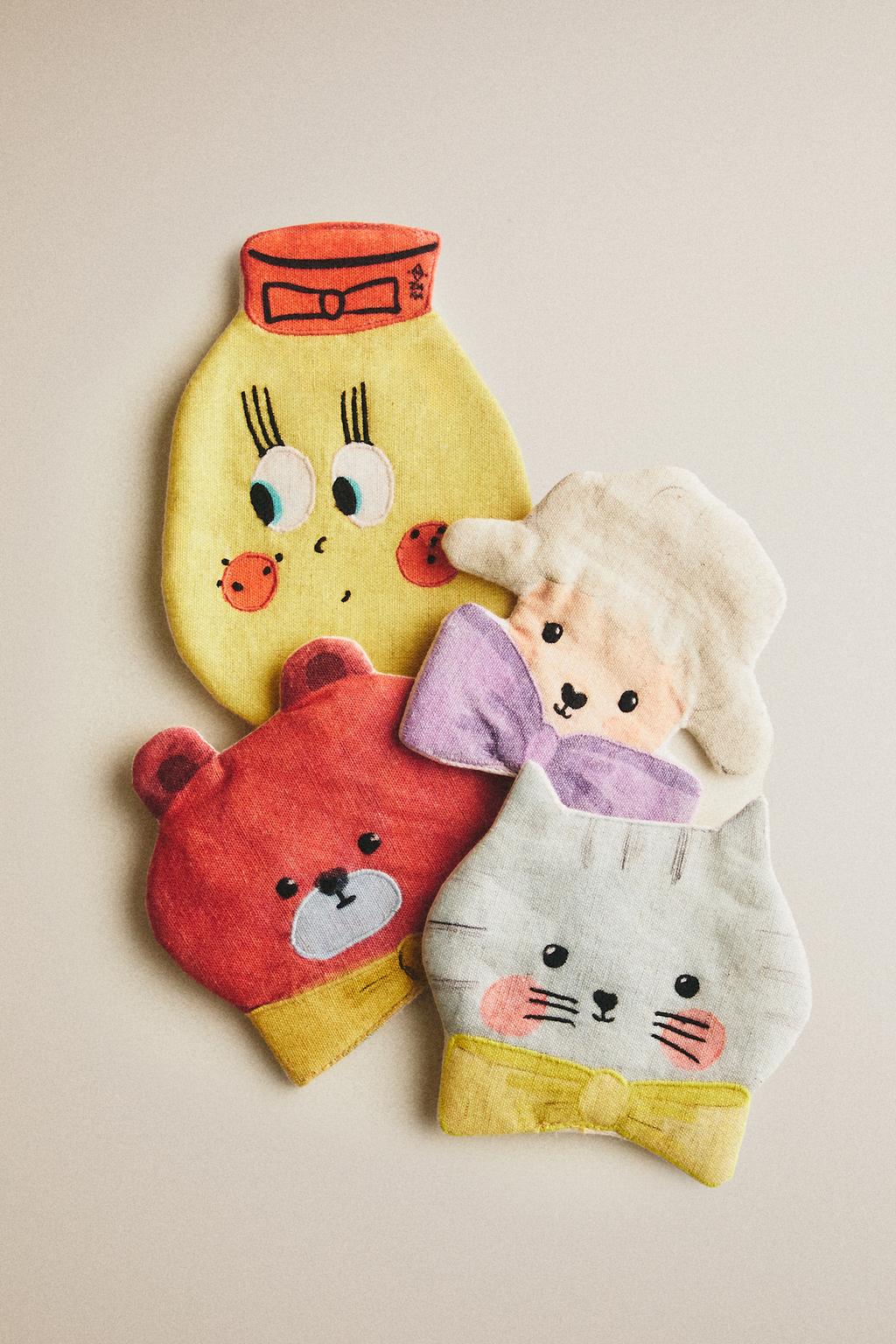 Набор детских подставок в форме животных от the animals observatory (набор из 4 шт.)