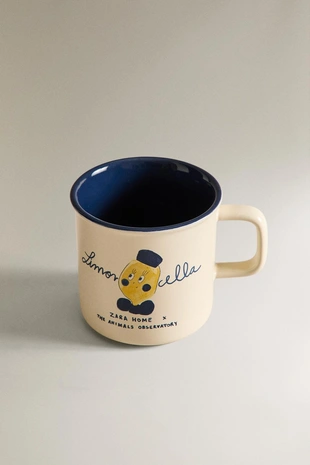 Детская керамическая кружка limoncella x the animals observatory- Заказать в России