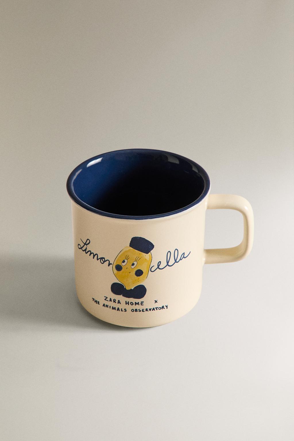 Детская керамическая кружка limoncella x the animals observatory