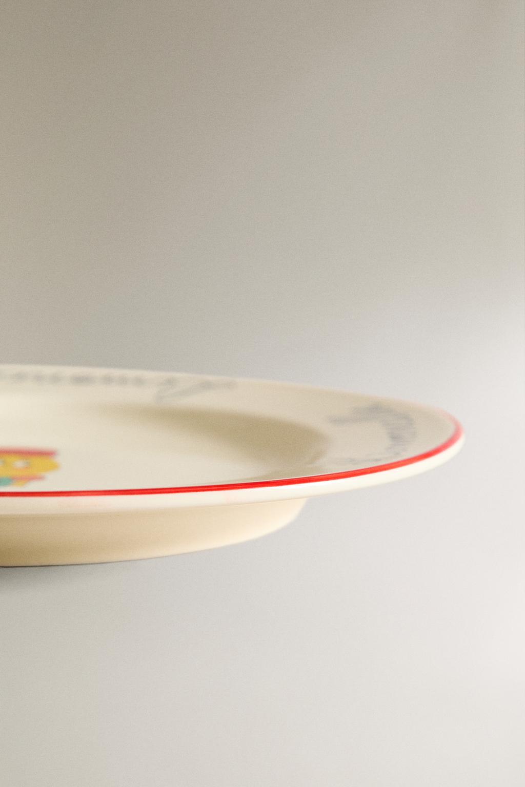 Детский фарфоровый тарелка the animals observatory