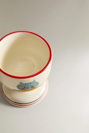 Яичная чашка cat x the animals observatory из фарфора- Заказать в России