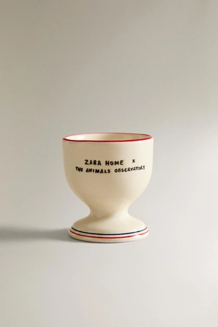 Яичная чашка cat x the animals observatory из фарфора- Заказать в России