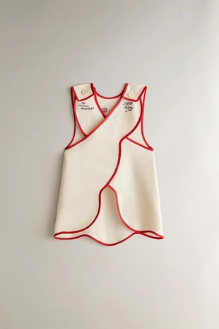 Детский фартук kids limoncella apron x the animals observatory- Заказать в России