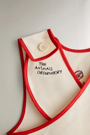 Детский фартук kids limoncella apron x the animals observatory- Заказать в России