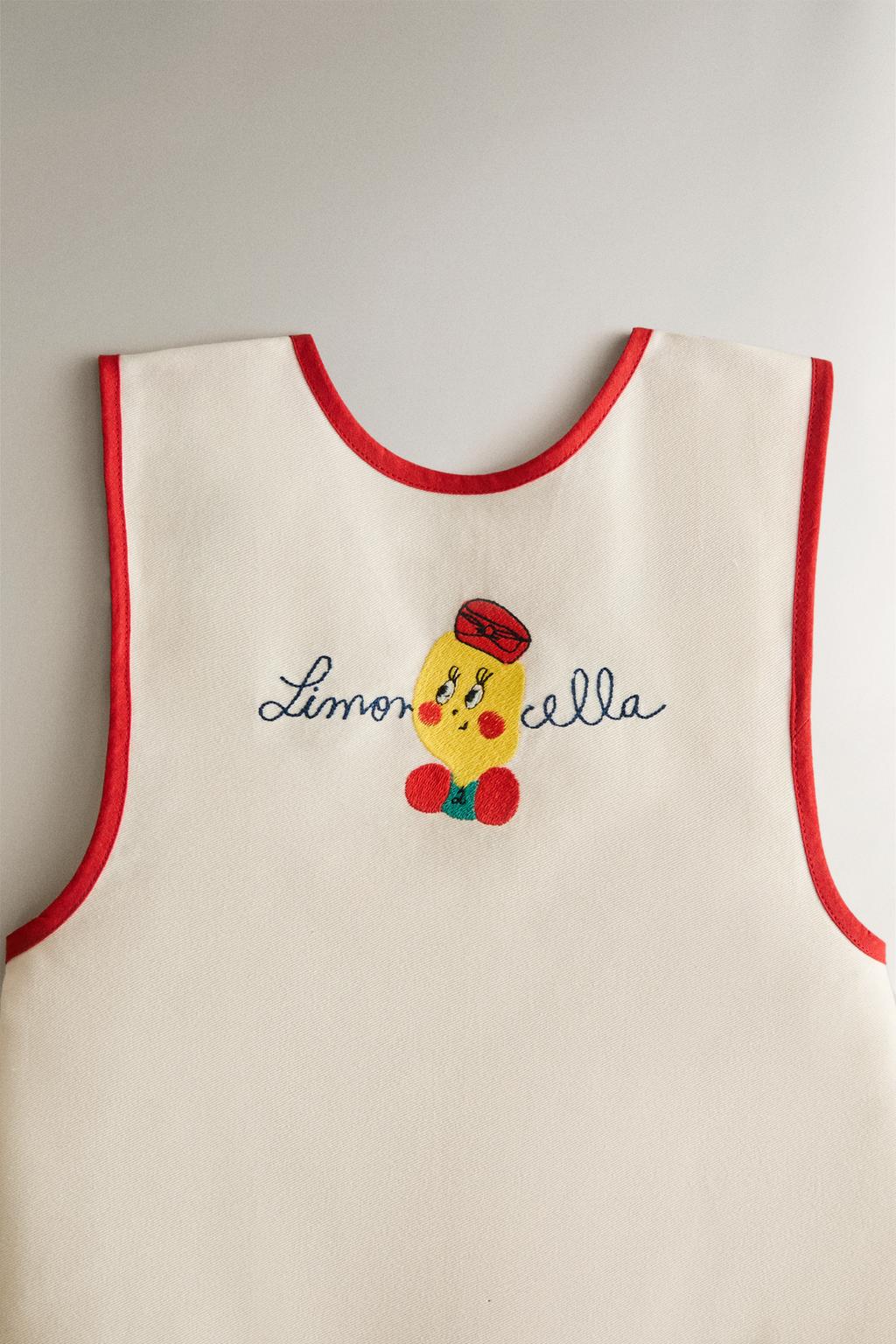 Детский фартук kids limoncella apron x the animals observatory