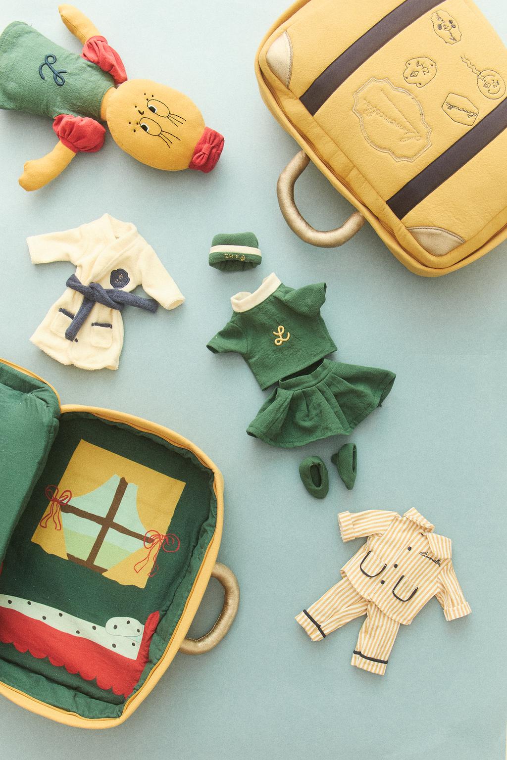 Сумка для игрушек kids limoncella x the animals observatory с одеждой