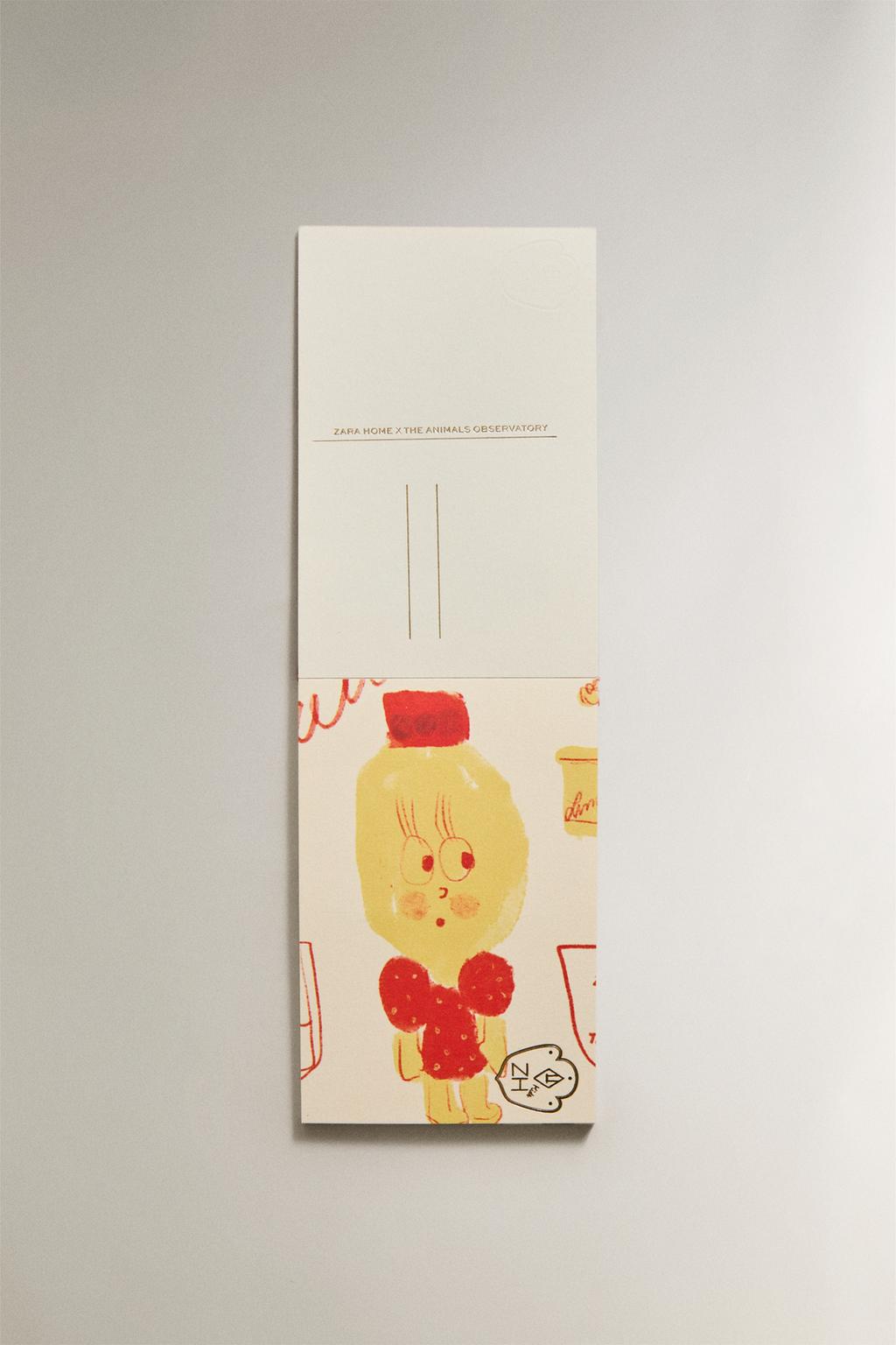 Блокнот-открытка limoncella x the animals observatory