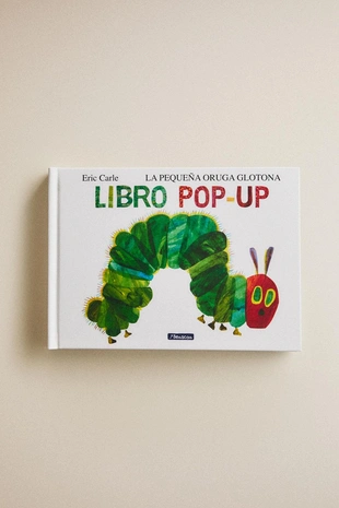 Детская книга голодная гусеница (на испанском)- Заказать в России