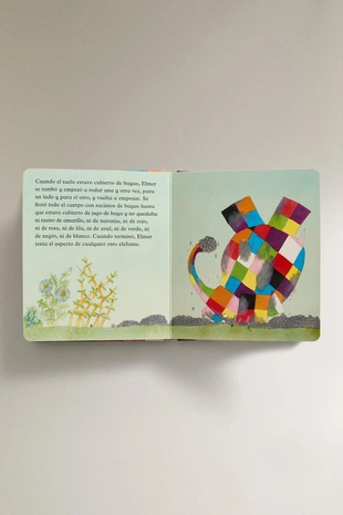 Детская книга elmer (на испанском языке)- Заказать в России