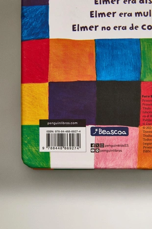 Детская книга elmer (на испанском языке)- Заказать в России