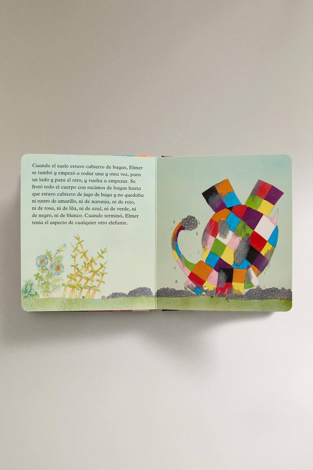 Детская книга elmer (на испанском языке)